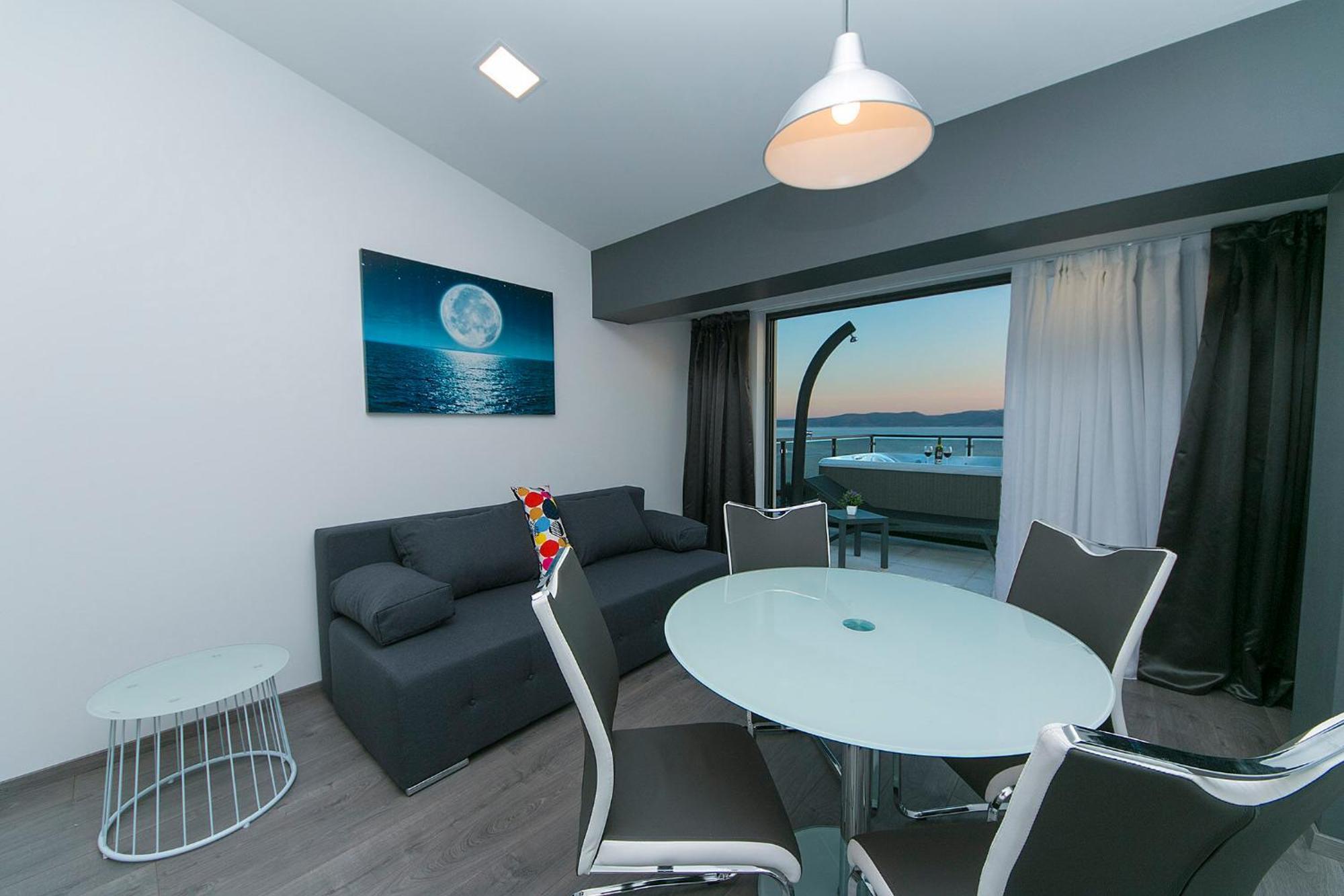 Apartments Vila Nadalina Delux Brela Pokoj fotografie
