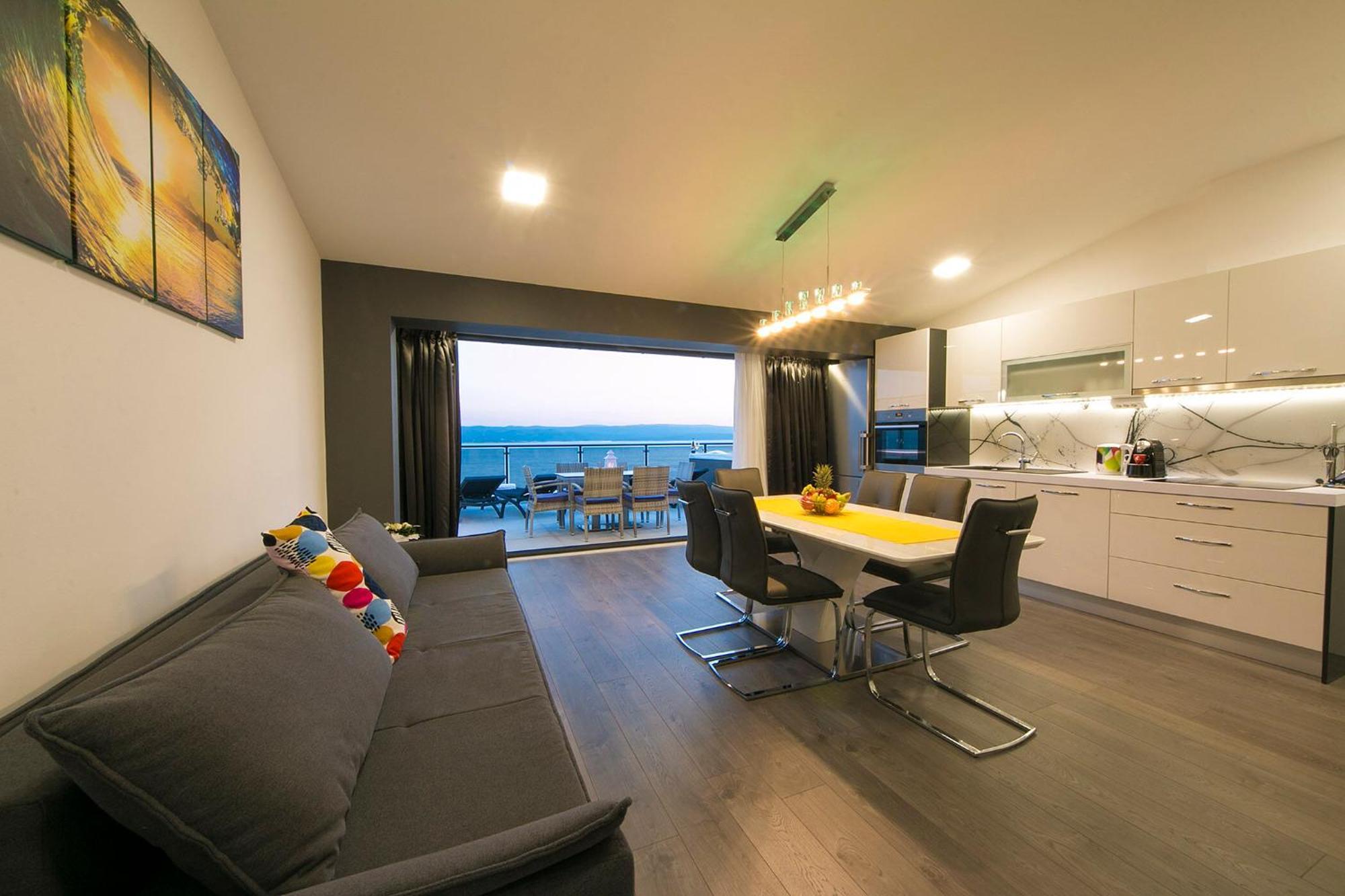 Apartments Vila Nadalina Delux Brela Pokoj fotografie