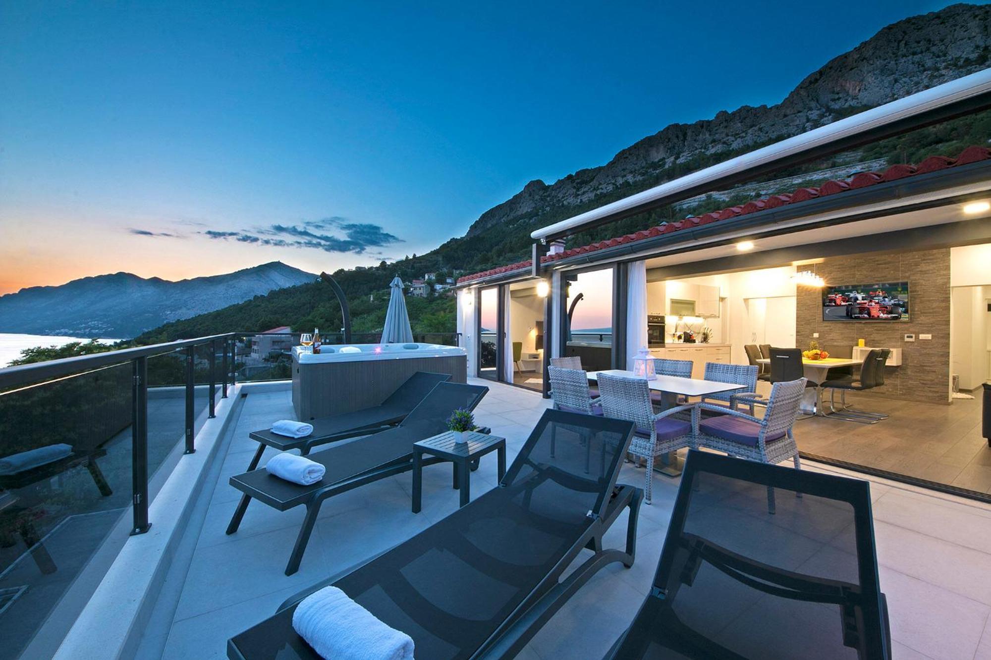 Apartments Vila Nadalina Delux Brela Pokoj fotografie